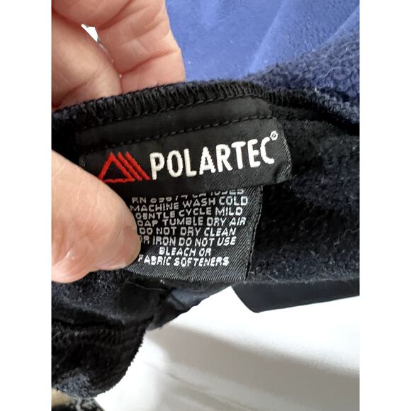 Mountain Hardware size L blue zip-up jacket zip pockets hiking outdoors camping - Picture 8 of 12